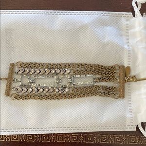 Art Deco, vintage inspired clasp bracelet